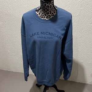 Lake Michigan Blue Sweatshirt